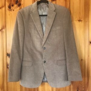 Men's CHAPS Slim Tan Corduroy Suit Jacket 38R